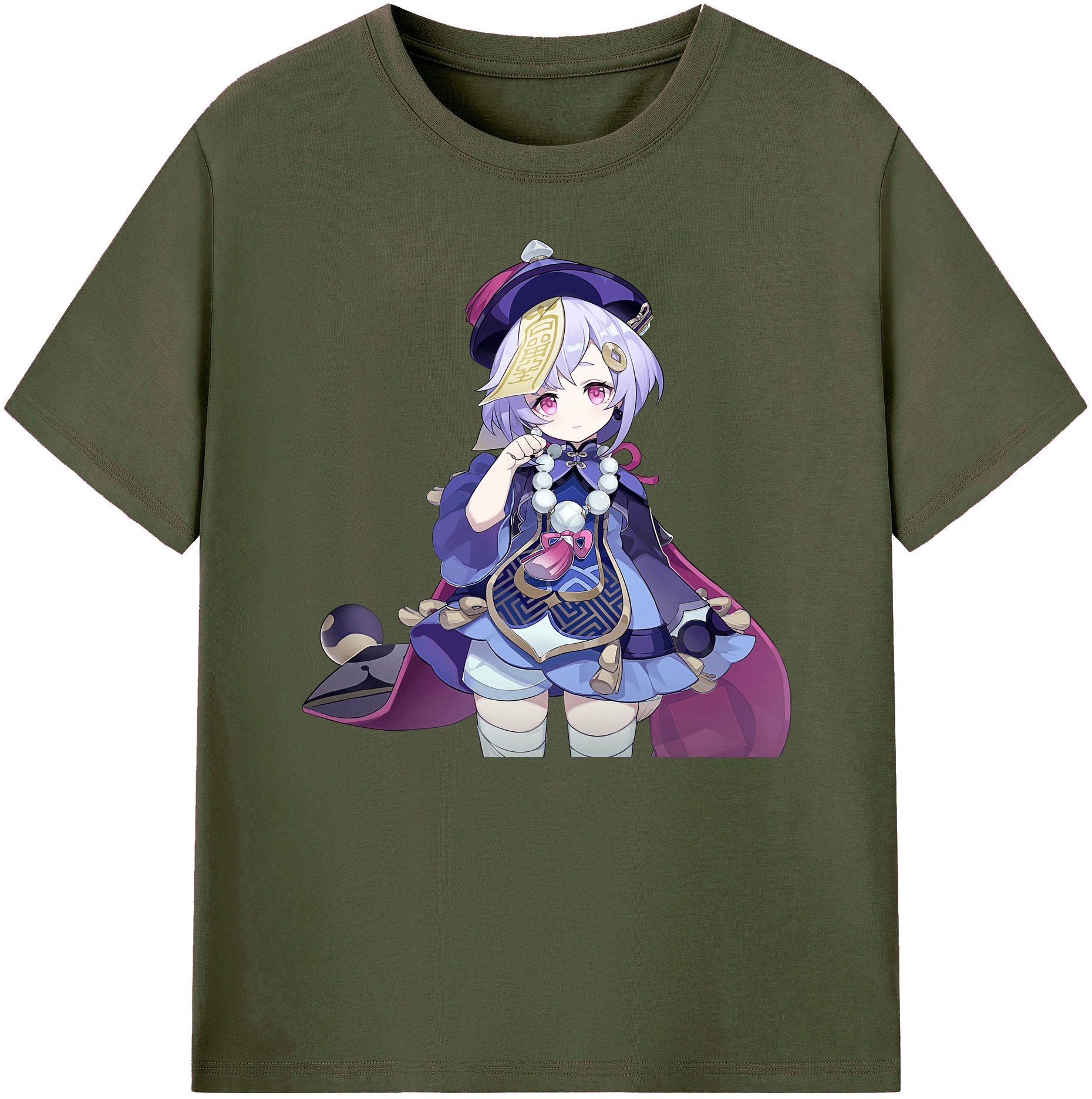 げんし神 七七 なな  genshin Nana 綿100％ メンズ半袖Tシャツ｜肌触りやわらか＆通気性